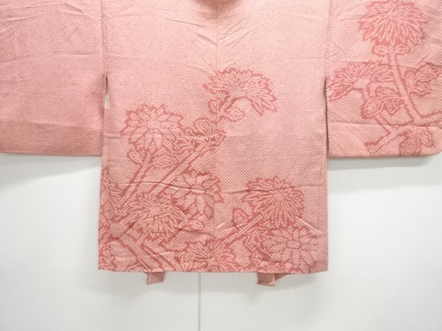 JAPANESE KIMONO / ANTIQUE HAORI / SILK / ALL SHIBORI / KIKU